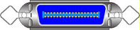 Centronics connector